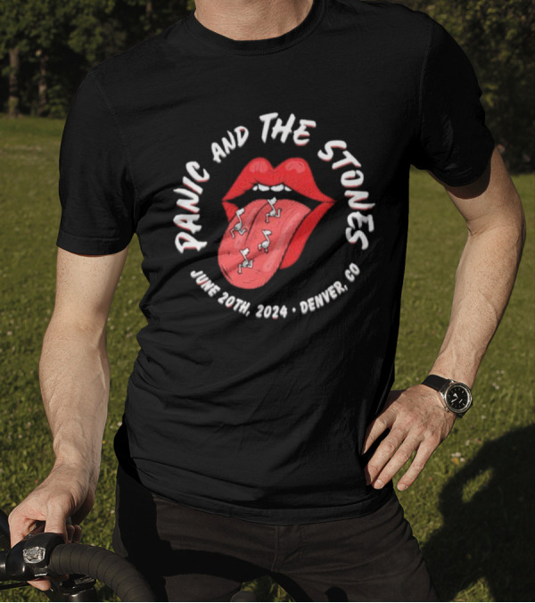 Panic And The Stones June 20th 2024 Denver CO T-Shirt