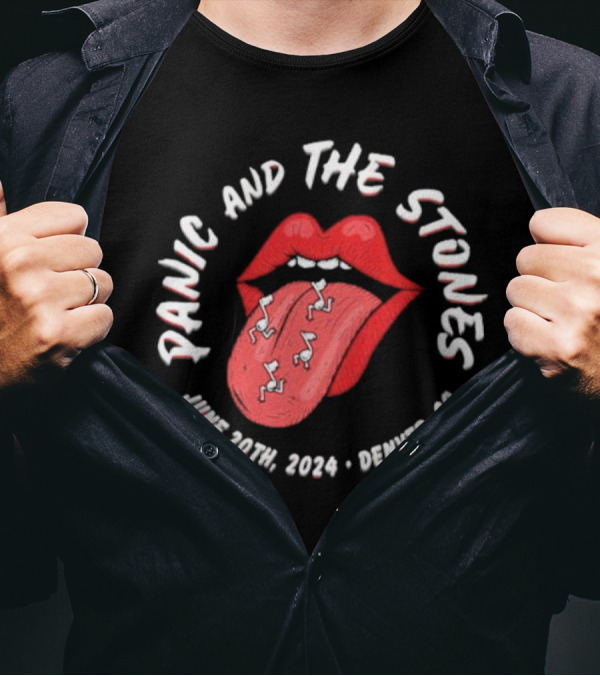 Panic And The Stones June 20th 2024 Denver CO T-Shirt