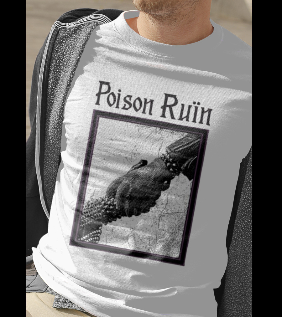 Poison Ruïn Medieval Chainmail Handshake Confrere T-Shirt
