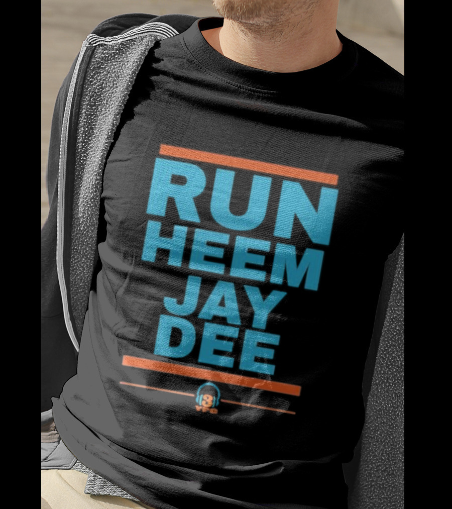 RUN HEEM JAY DEE 83 VPG Miami Dolphins T-Shirt