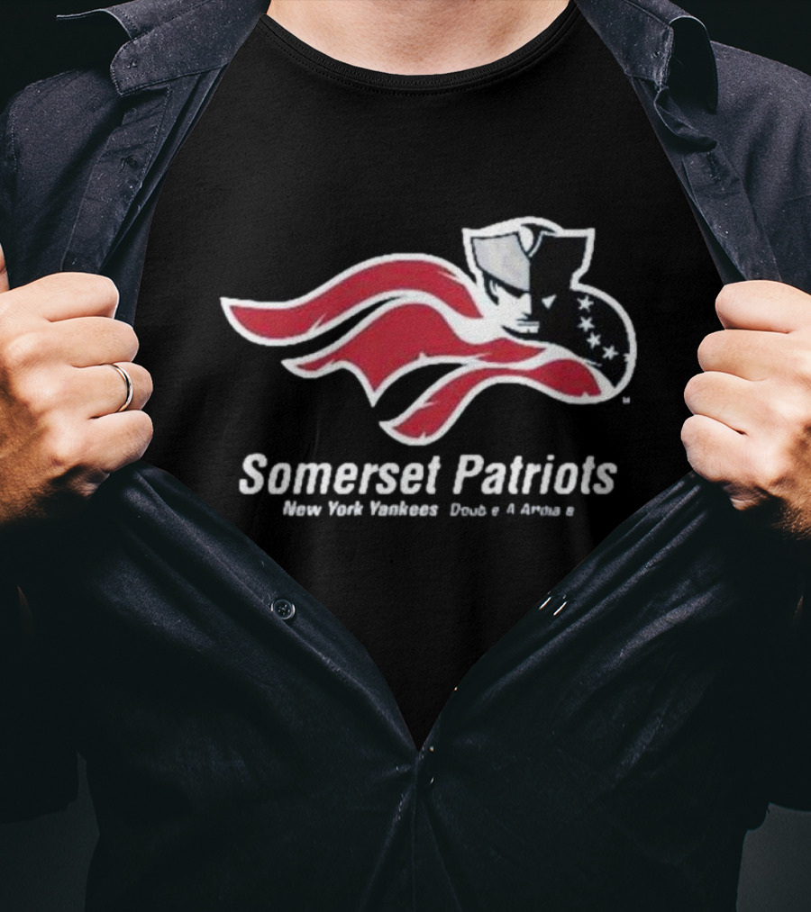 Somerset Patriots New York Yankees Double A Affiliate T-Shirt