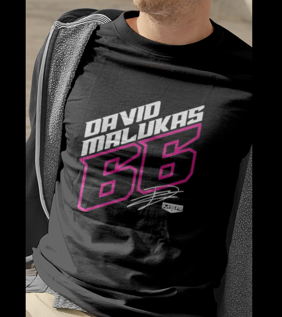 David Malukas 66 MSR Racing Signature T-Shirt