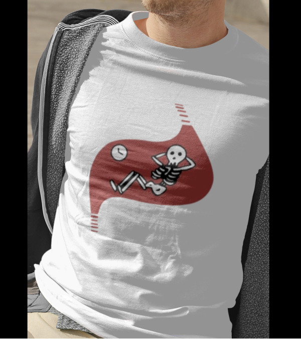 Death Of Dungeon Meshi Falin Skeleton Inside Red Stomach T-Shirt