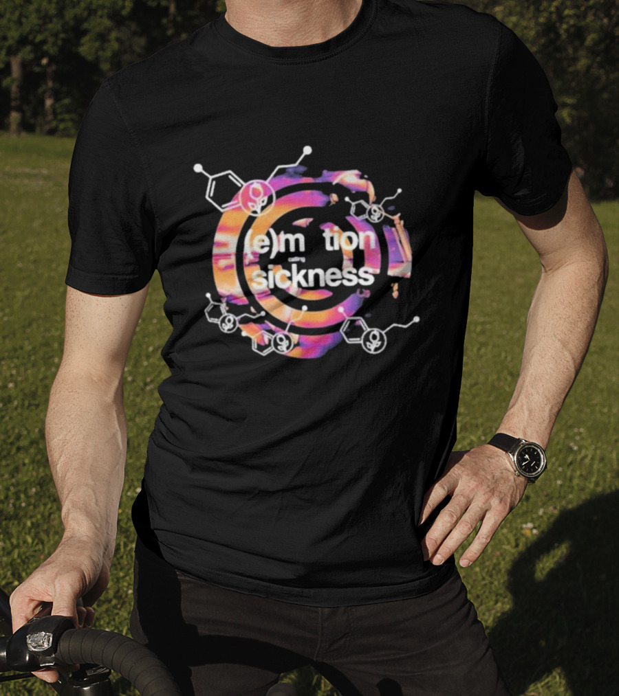 E Motion Sickness With Dine Alone Psychedelic Chemistry Vibes T-Shirt