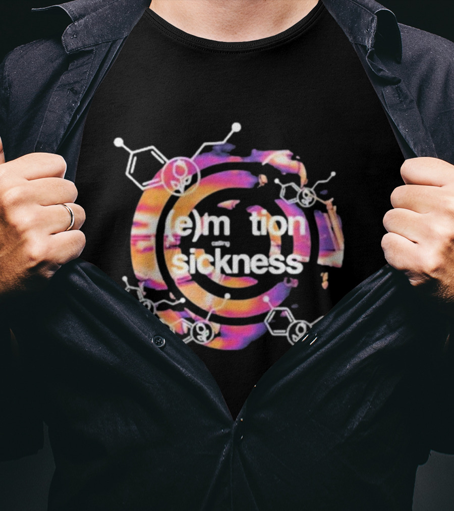 E Motion Sickness With Dine Alone Psychedelic Chemistry Vibes T-Shirt