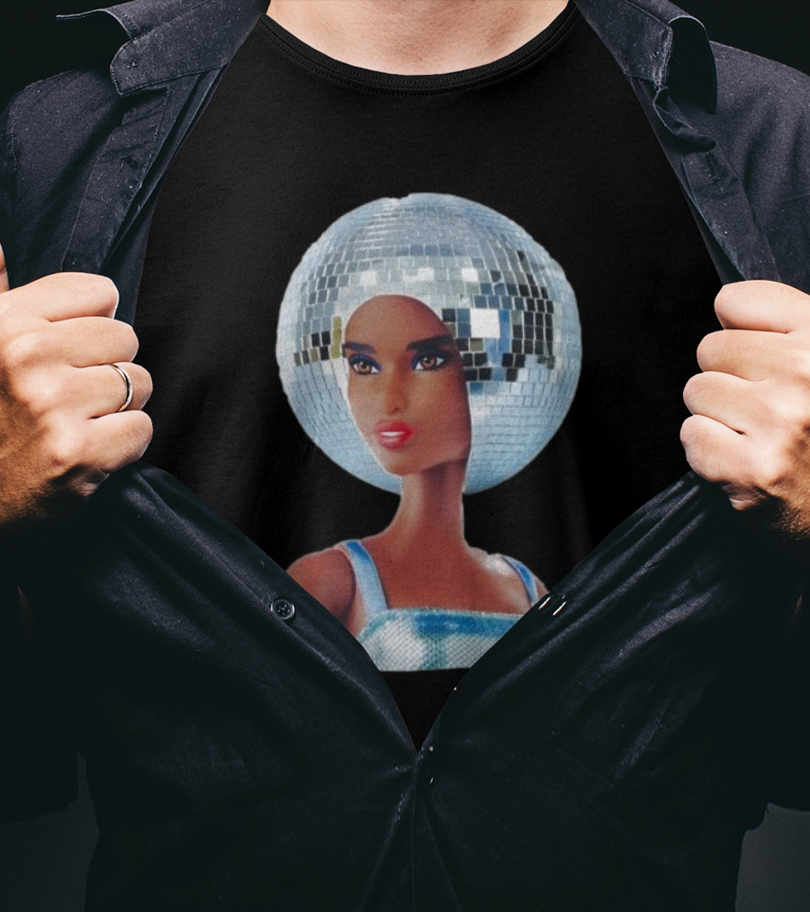 Discodiva Daytrip Ready Mirror Ball Glam Elegance T-Shirt