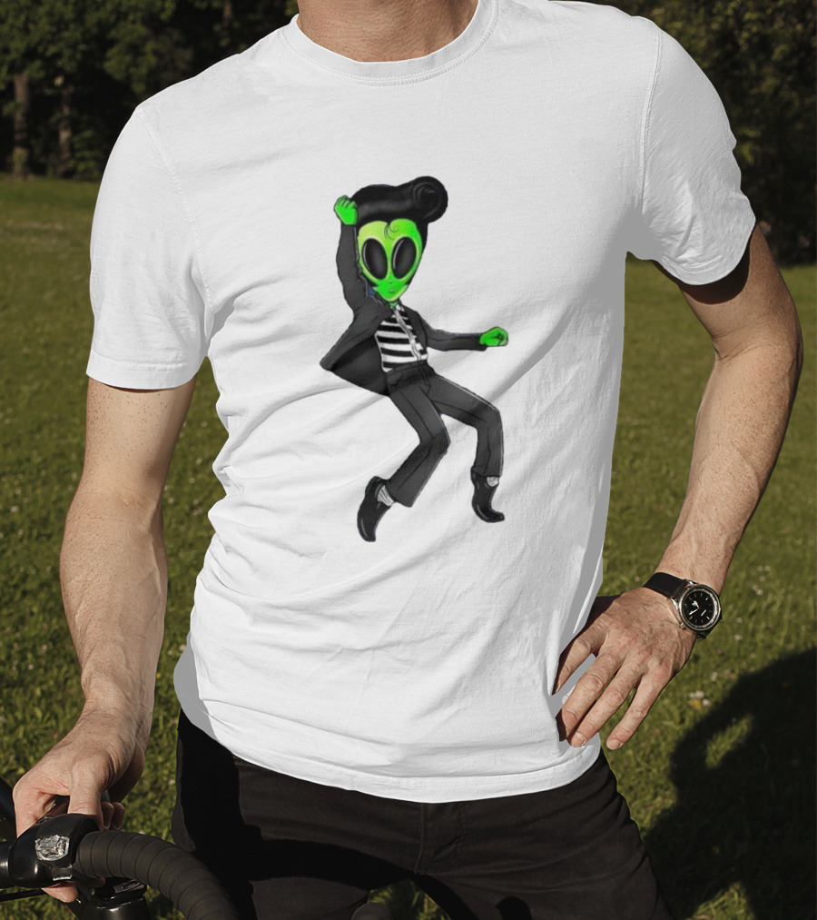 Jailhouse Rock Alien Elvis Presley Dance T-Shirt