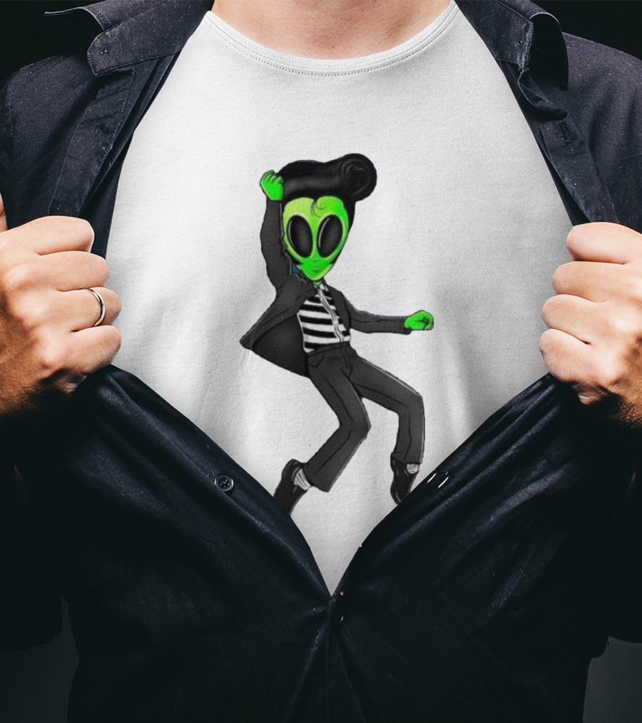 Jailhouse Rock Alien Elvis Presley Dance T-Shirt