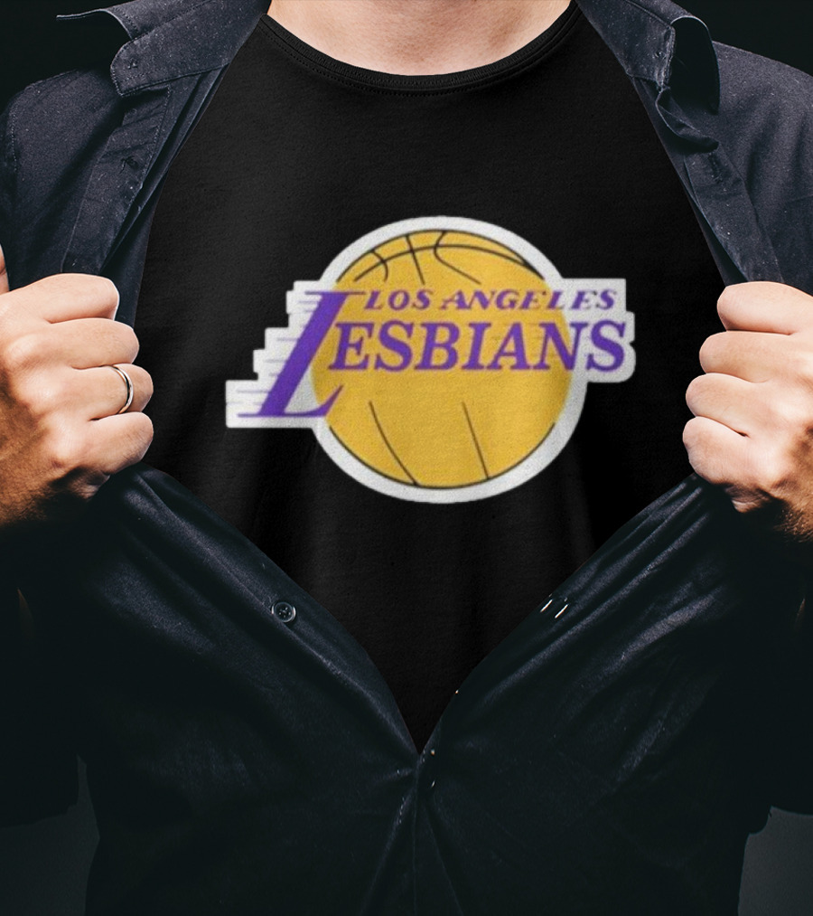 Lakeyia Brown Los Angeles Lesbians Basketball Logo Lakers T-Shirt