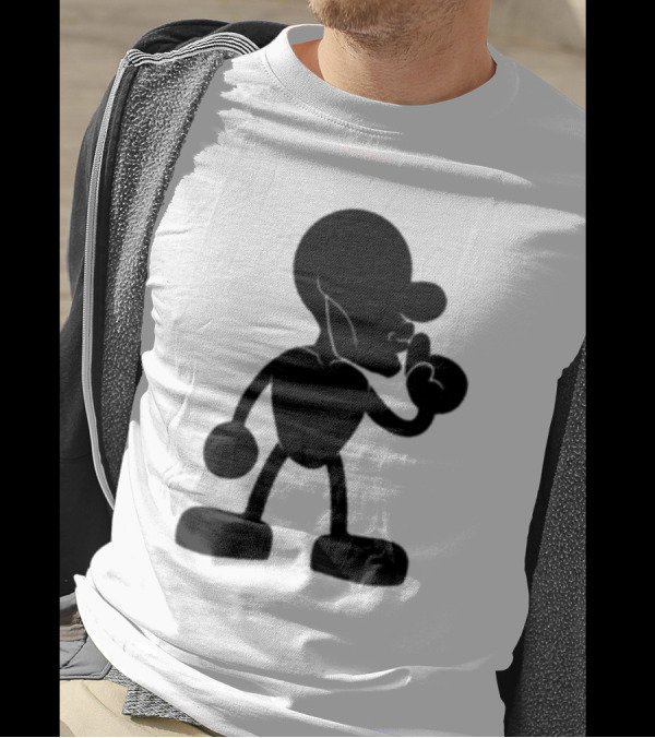 Yeet Team Mr Mew Iconic Silhouette And Dog Collaboration T-Shirt