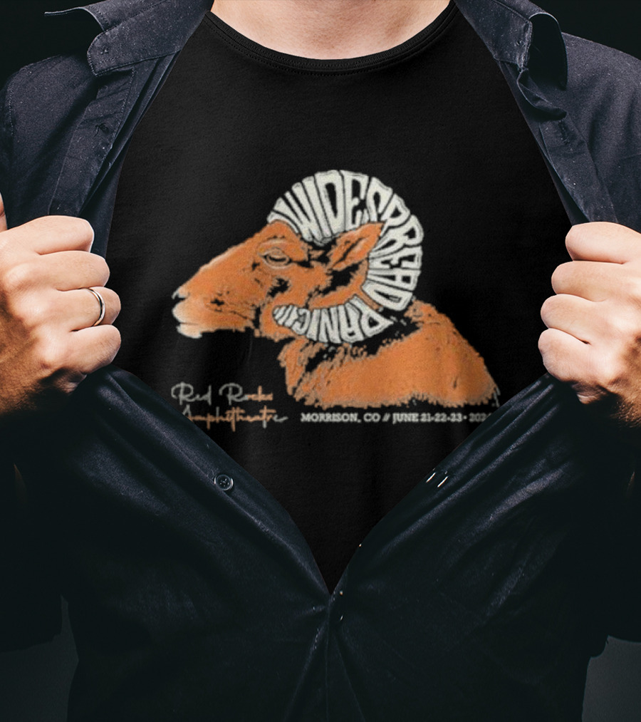 Widespread Panic Red Rocks Amphitheatre Morrison CO June 21-23 T-Shirt