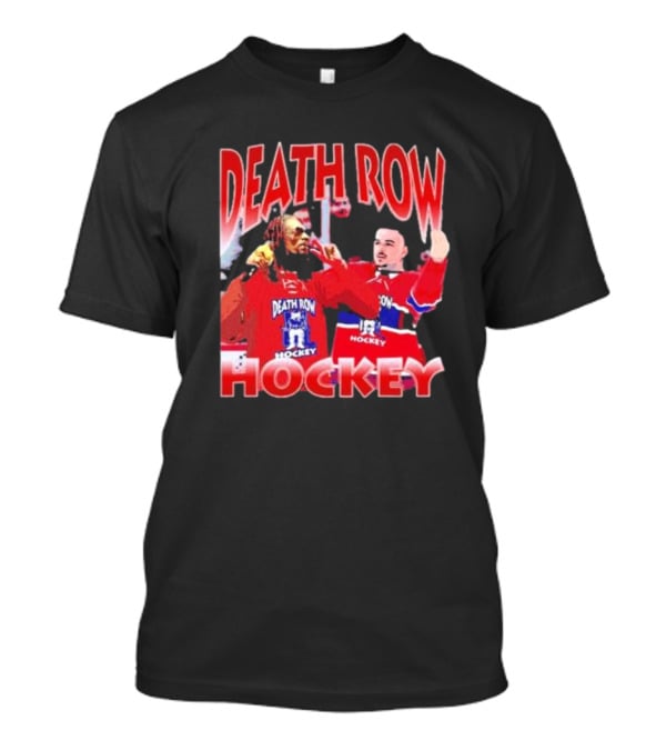 Arber Xhekaj Snoop Dogg Death Row Hockey Collaboration T-Shirt