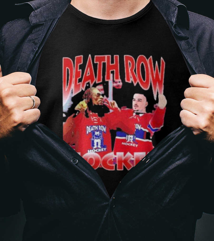 Arber Xhekaj Snoop Dogg Death Row Hockey Collaboration T-Shirt