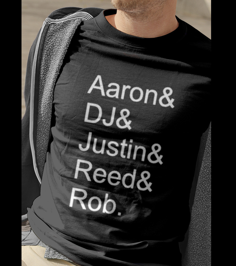 Aaron DJ Justin Reed Rob Icons And Legends T-Shirt