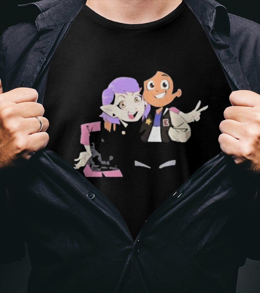 Dana Terrace Lumity The Owl House Luz And Amity Fan T-Shirt