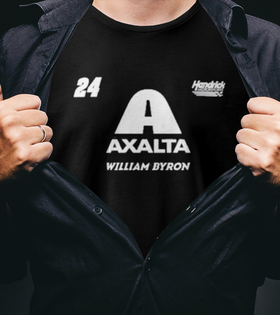 Hendrick Motorsports 24 Axalta William Byron Racing Team T-Shirt