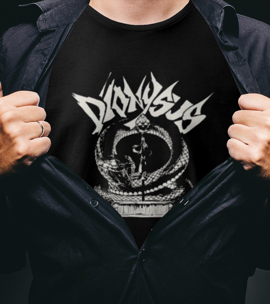 Dionysus Snake Artwork Kweeshop T-Shirt