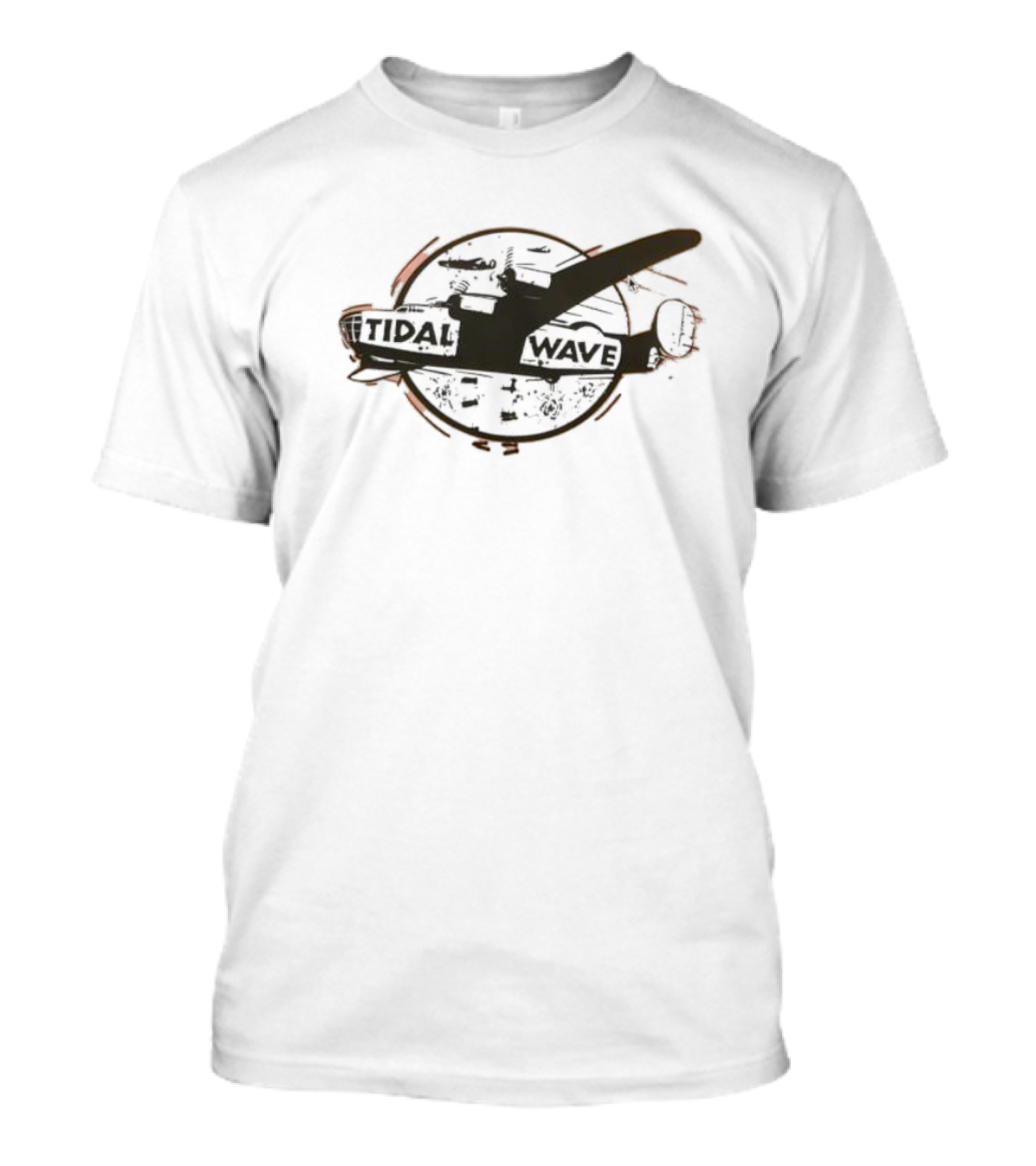 Tidal Wave Plane War Bomber Mission Emblem T-Shirt