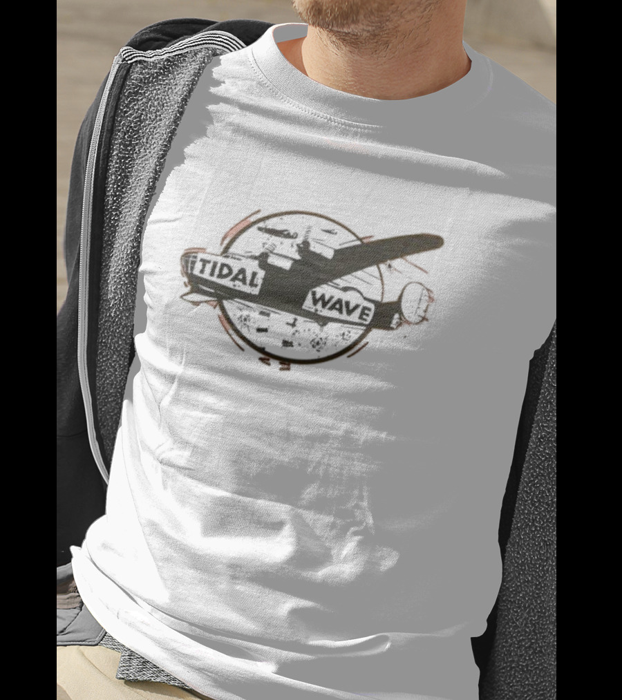 Tidal Wave Plane War Bomber Mission Emblem T-Shirt