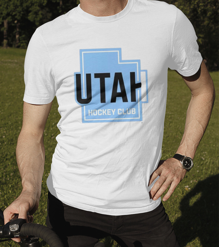 Utah Hockey Club Logo With State Outline T-Shirt