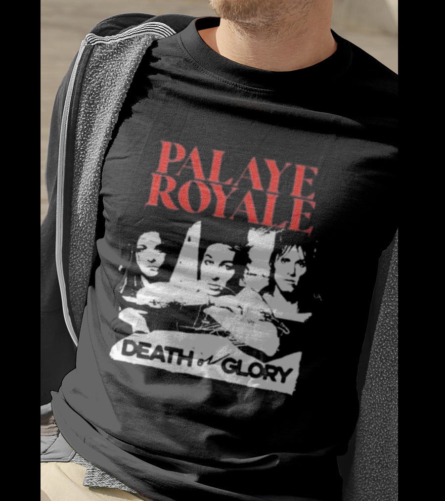 Palaye Royale Death Or Glory Band Member Portrait Trio T-Shirt