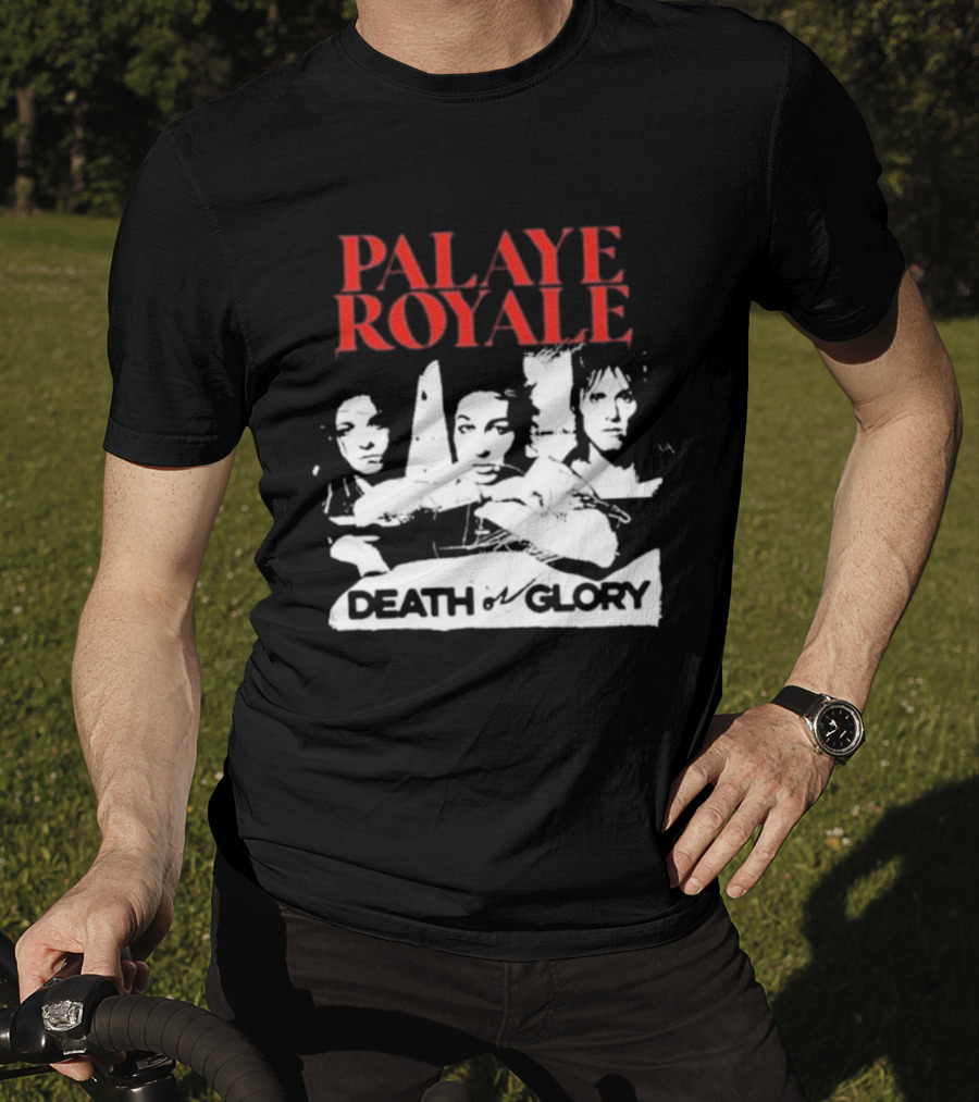 Palaye Royale Death Or Glory Band Member Portrait Trio T-Shirt