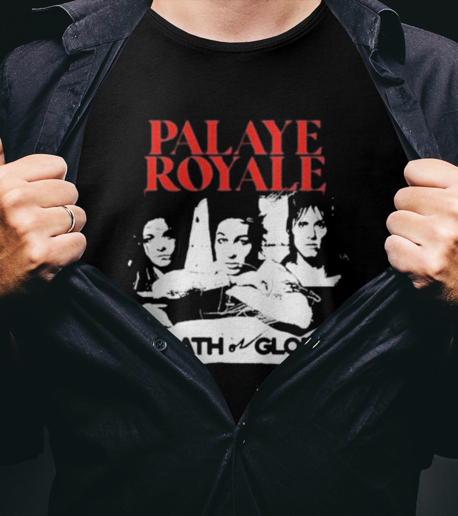 Palaye Royale Death Or Glory Band Member Portrait Trio T-Shirt