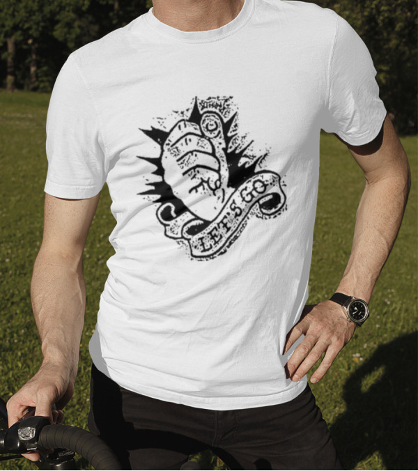 Rancid Let's Go Fist Punk Rock Tattoo T-Shirt