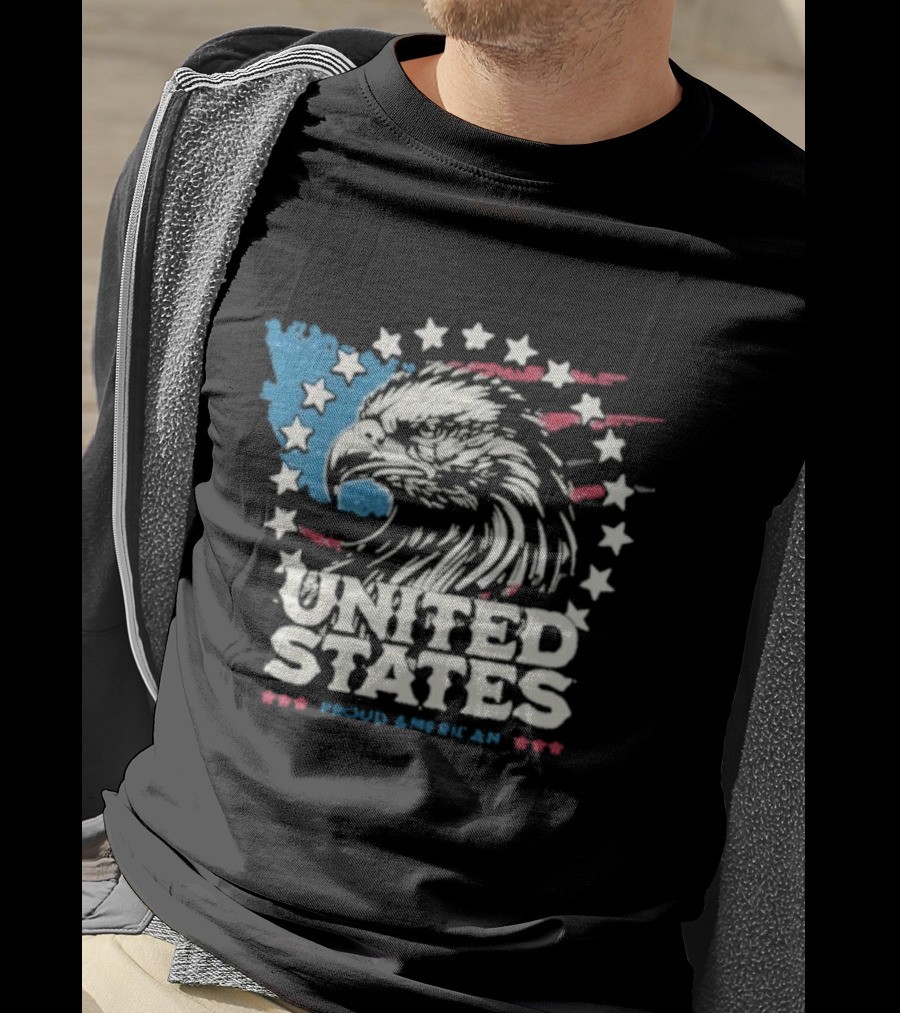 United States Proud American Eagle T-Shirt