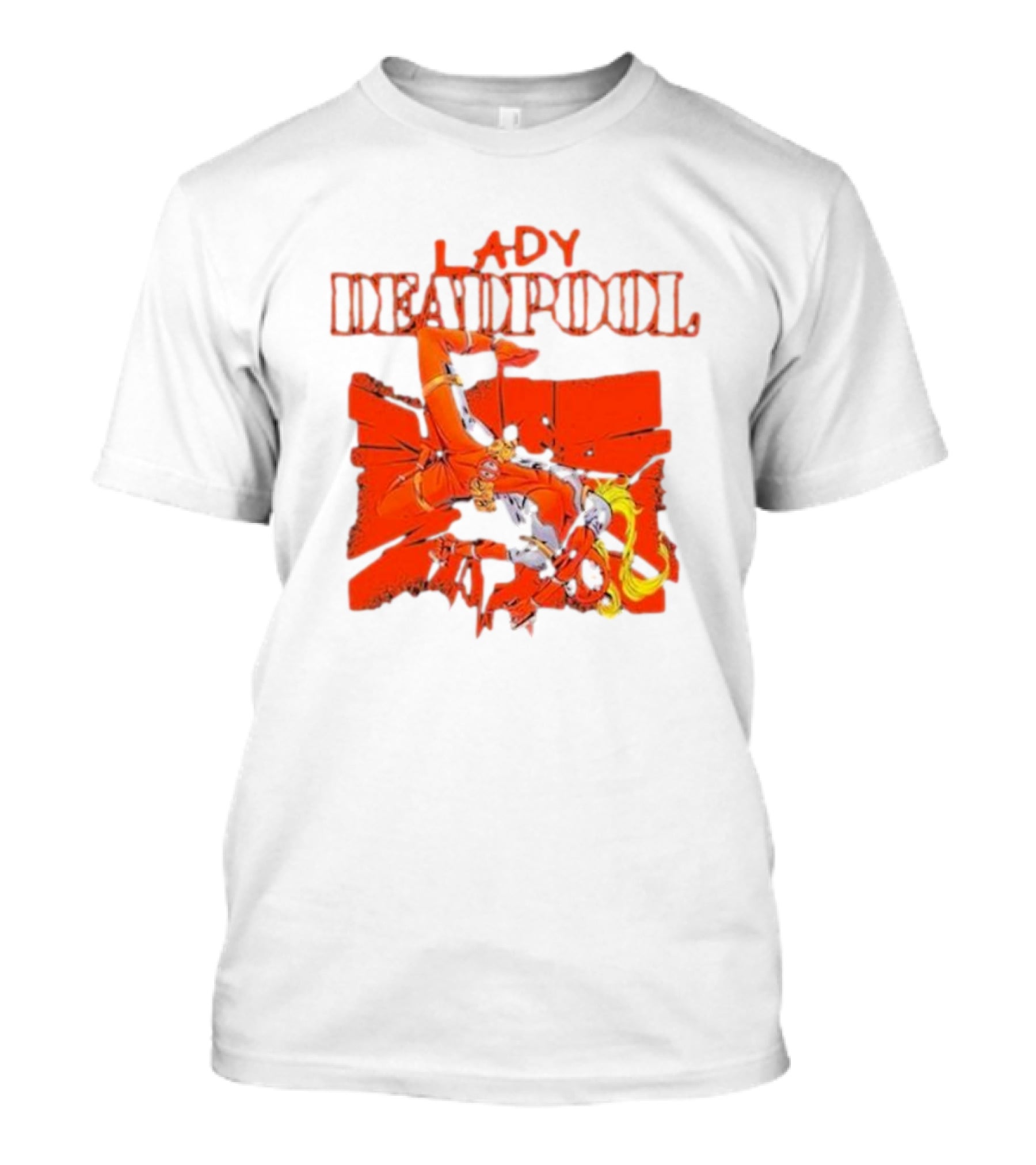 Rob Liefeld Lady Deadpool T-Shirt