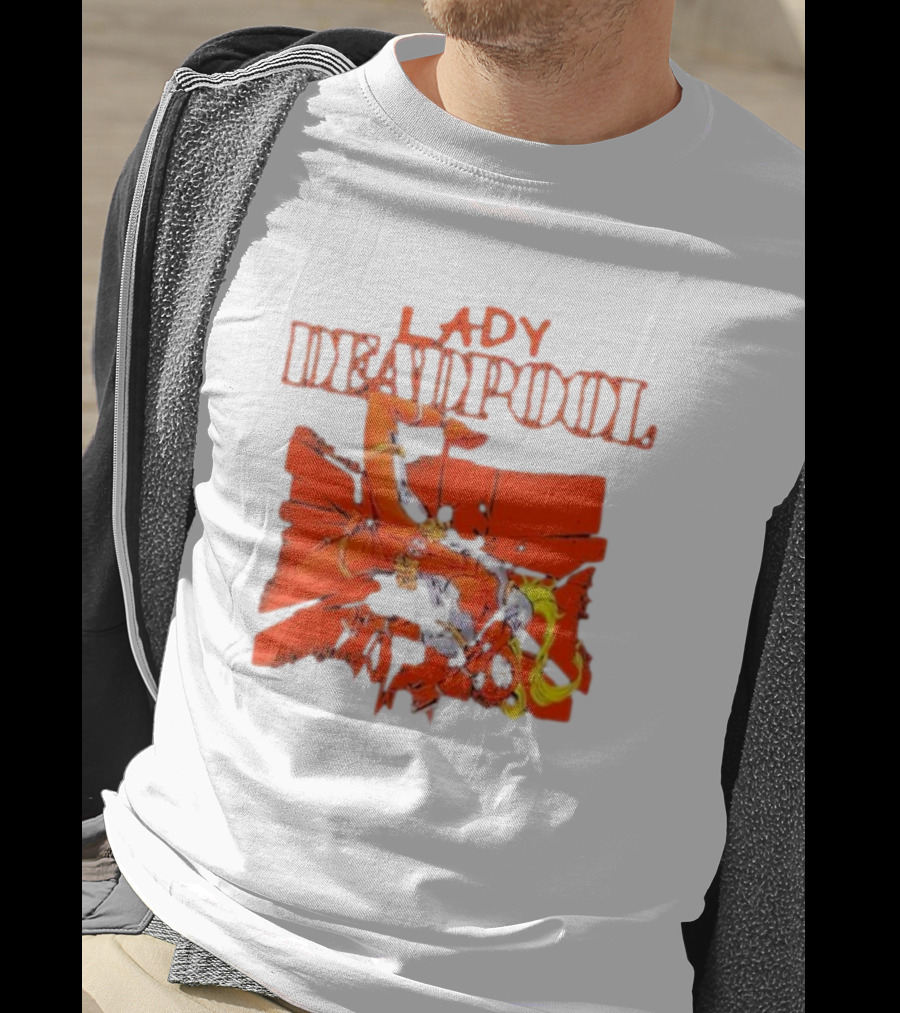 Rob Liefeld Lady Deadpool T-Shirt