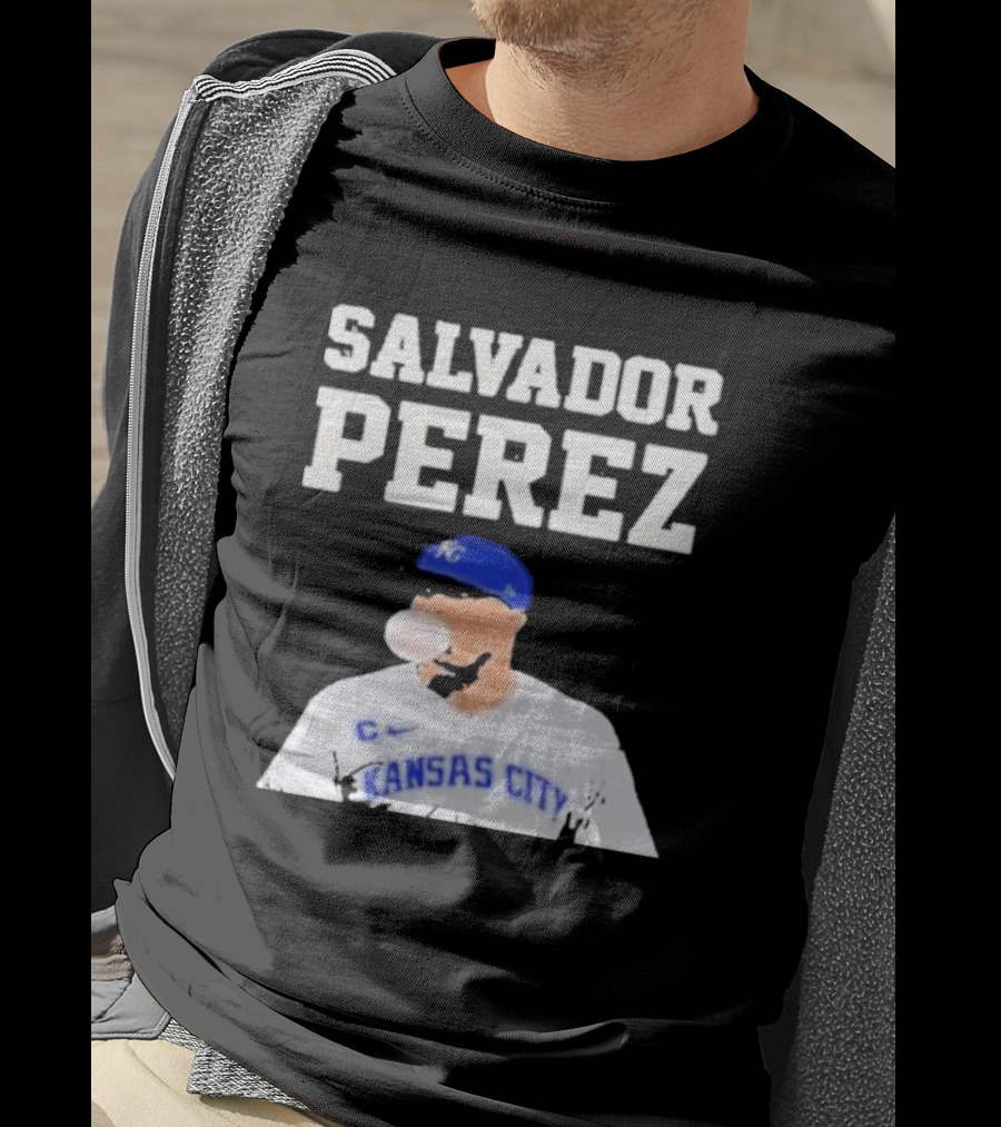 Salvador Perez Kansas City Bubble Gum King Kc Baseball T-Shirt
