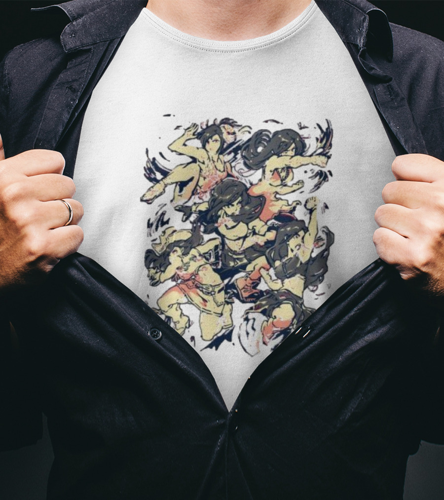 Seventh Heaven HelloWinter Dynamic Character Collage T-Shirt