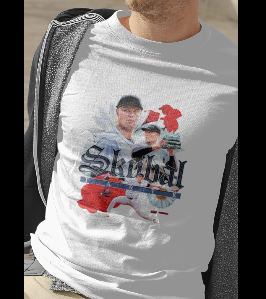 Skubal Tarik Baseball Player Floral Collage T-Shirt
