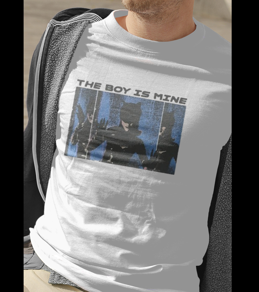 The Boy Is Mine Catwoman Reflection Trio T-Shirt