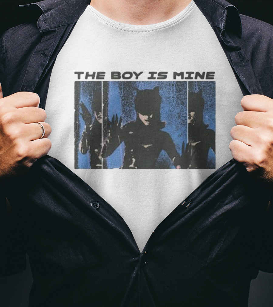 The Boy Is Mine Catwoman Reflection Trio T-Shirt