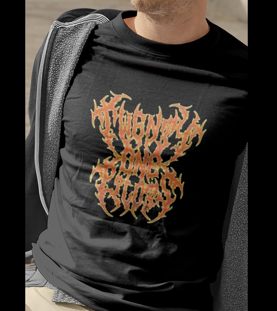 Twenty One Pilots Flame Logo Fiery Text T-Shirt