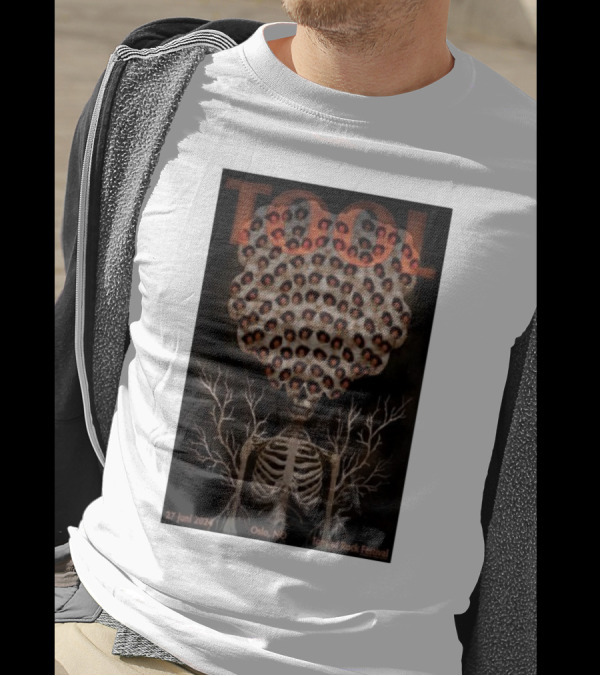 Tool June 27 2024 Tons Of Rock Festival Skeleton Art Oslo NO T-Shirt
