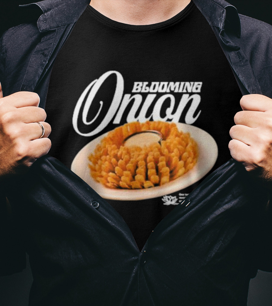 Blooming Onion One Large Onion Cut Served With Dipping Sauce T-Shirt