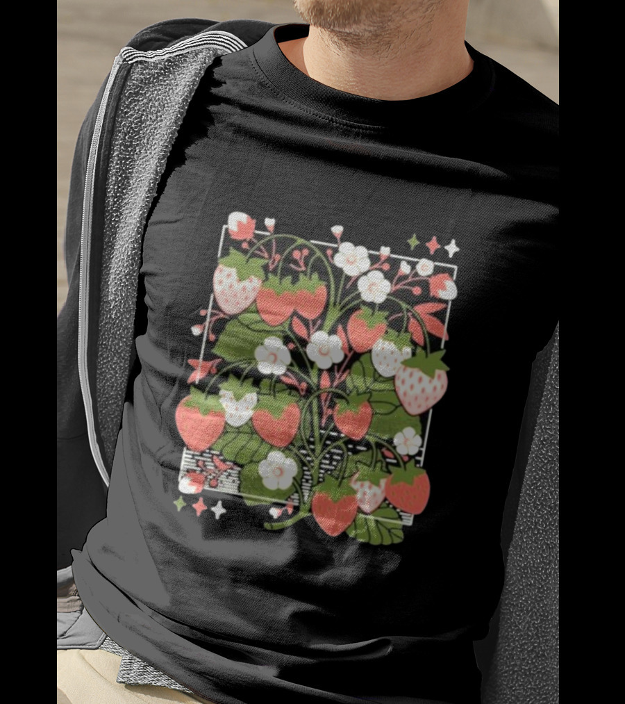 Doki Rosi Strawberry Fields Floral T-Shirt
