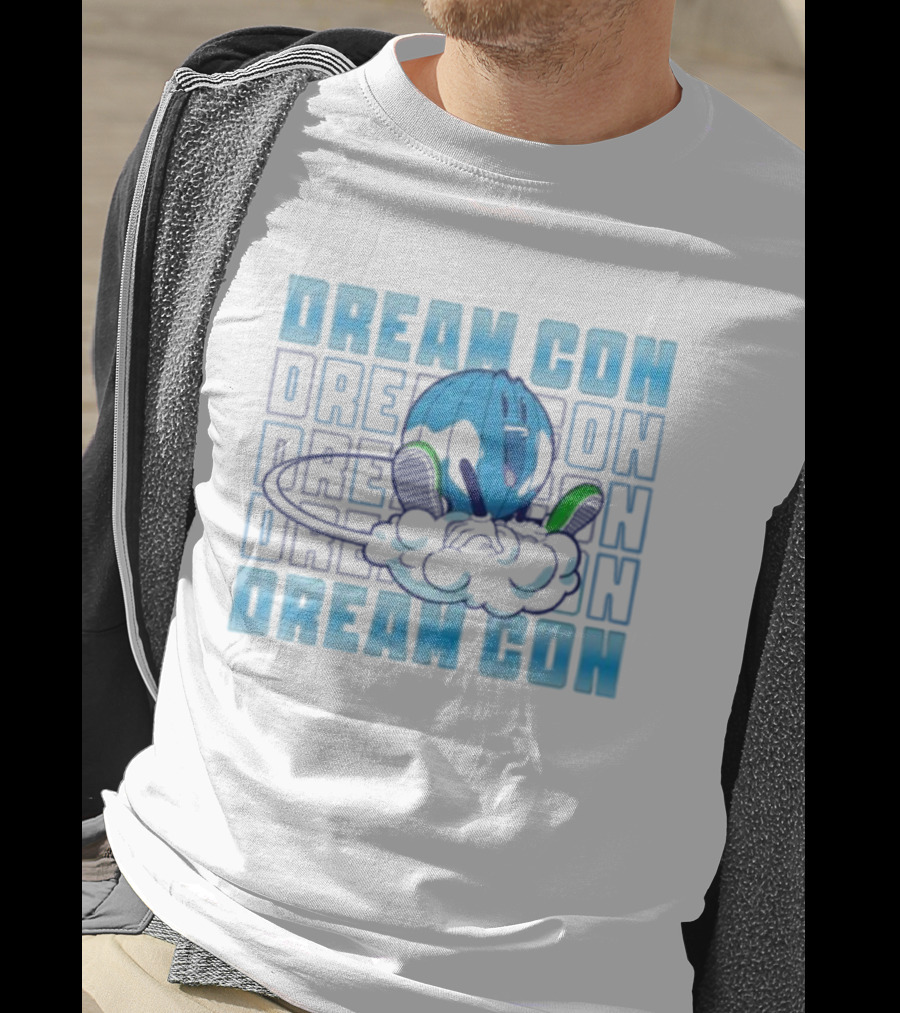 Dream Con Globoy Blue Planet And Sneakers T-Shirt