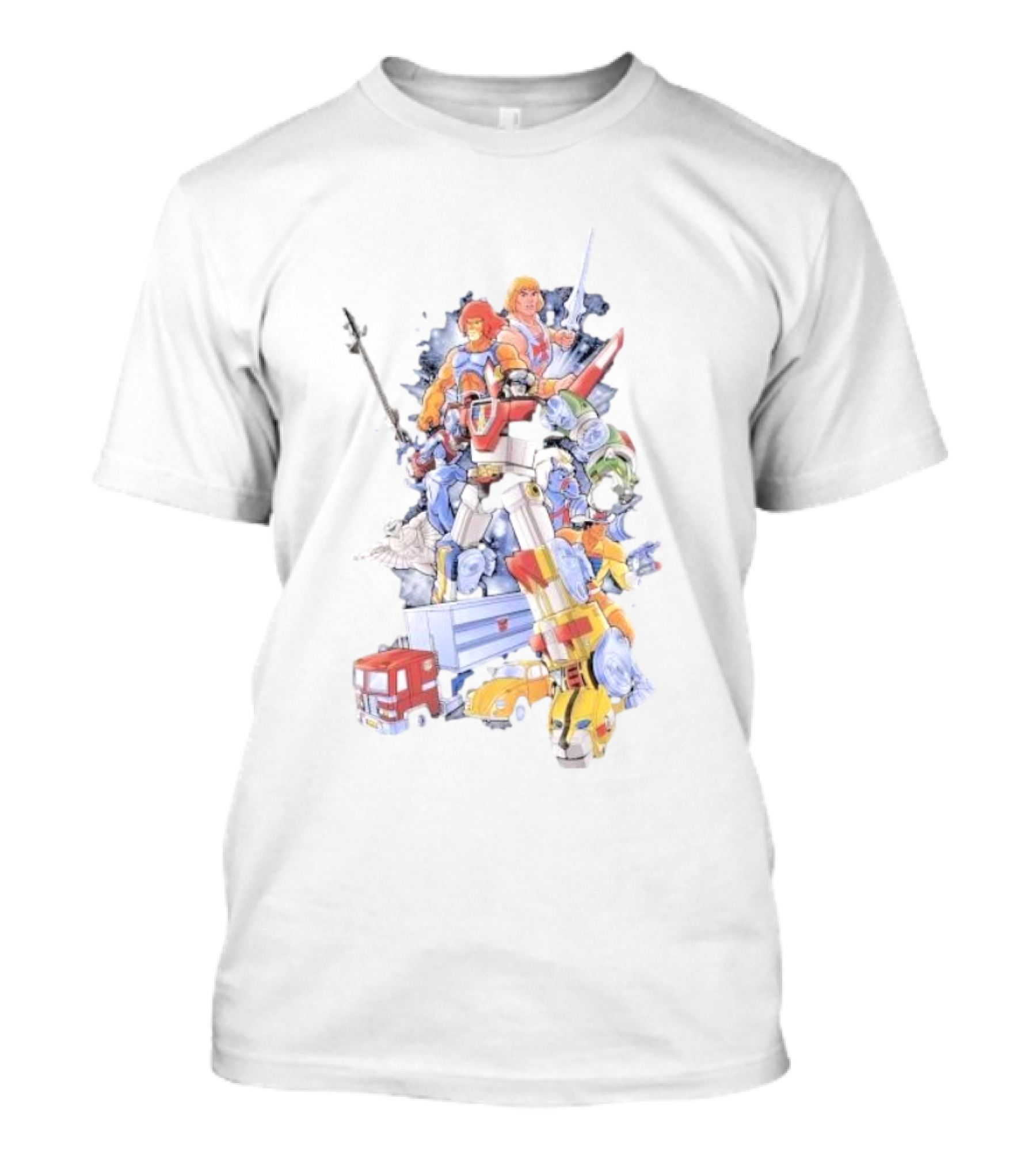 The 80’s Fuking Ruled Cartoon Characters Transformers Voltron Masters Of The Universe T-Shirt
