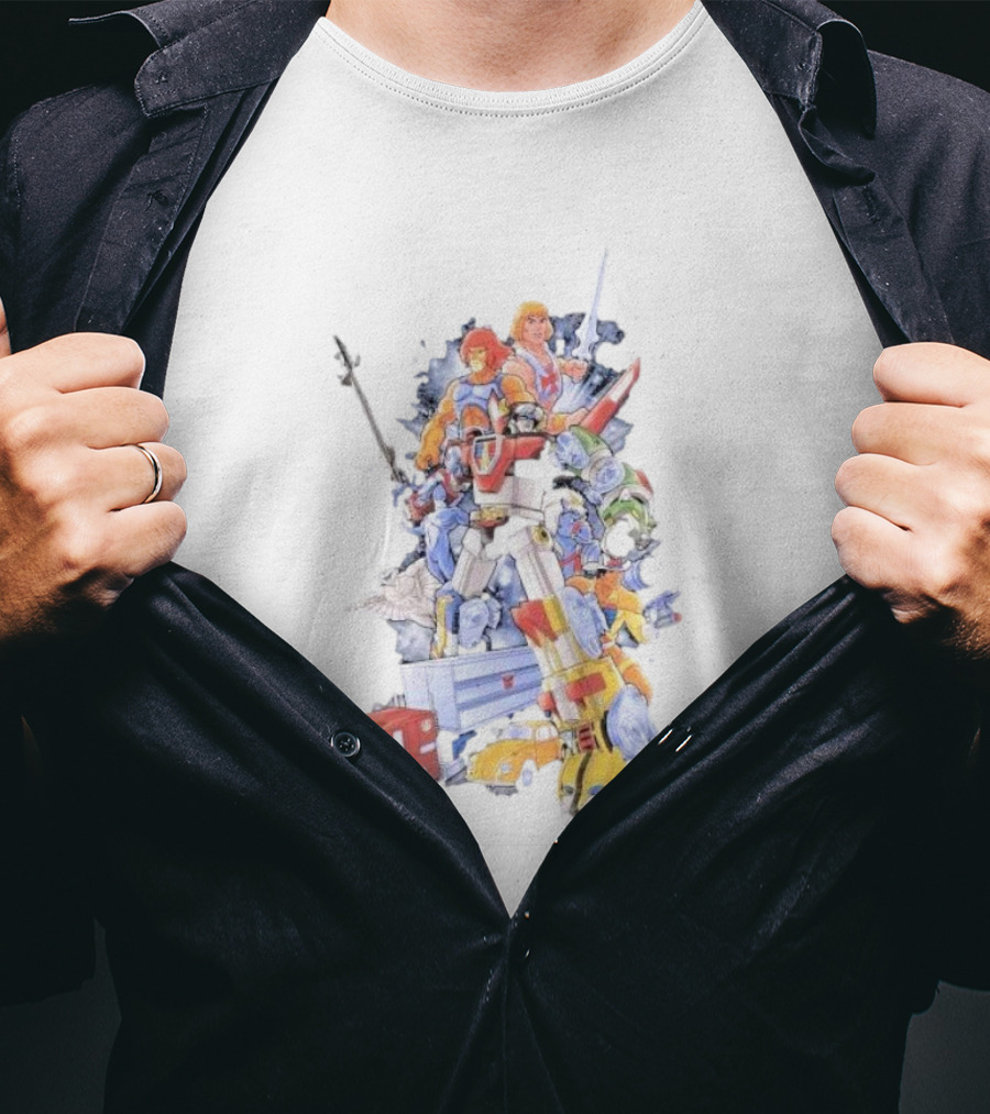 The 80’s Fuking Ruled Cartoon Characters Transformers Voltron Masters Of The Universe T-Shirt