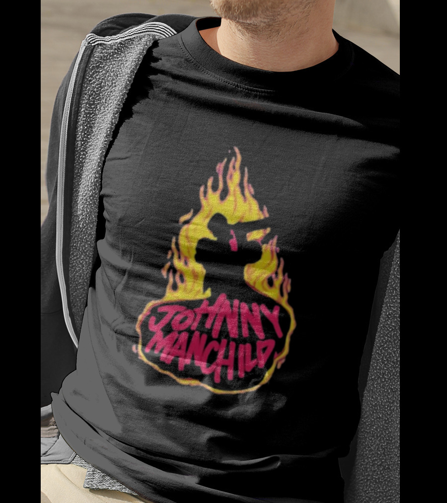 Johnny Manchild Fire Dance Silhouette Flame T-Shirt