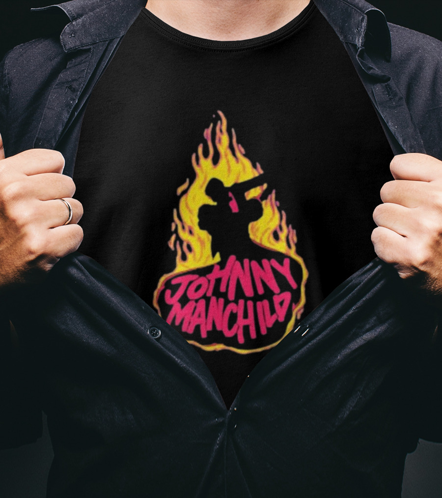 Johnny Manchild Fire Dance Silhouette Flame T-Shirt