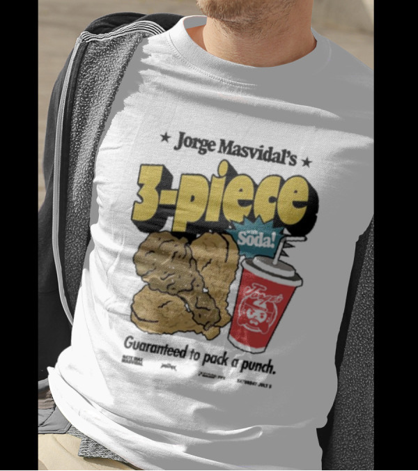 Jorge Masvidal's 3-Piece Soda Guaranteed To Pack A Punch T-Shirt