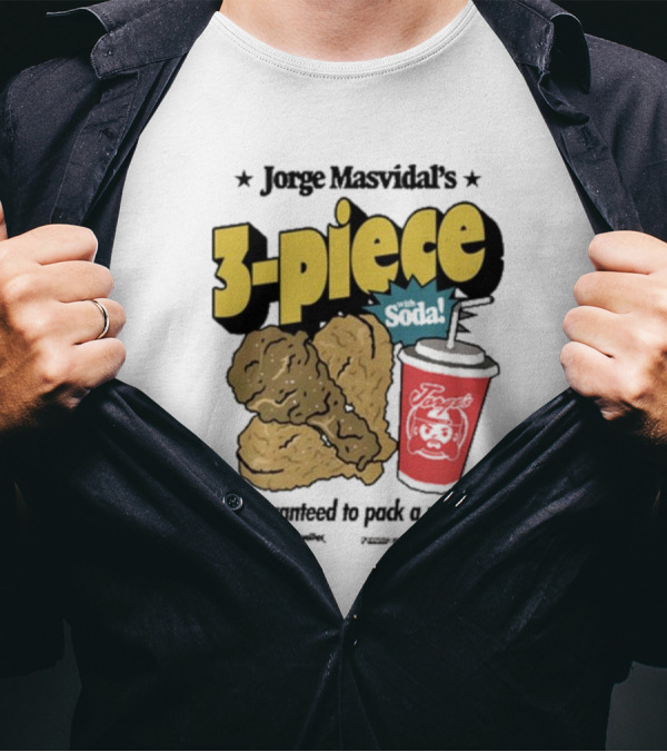 Jorge Masvidal's 3-Piece Soda Guaranteed To Pack A Punch T-Shirt