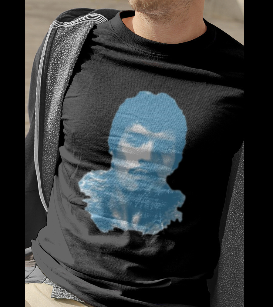 Omar Apollo God Said No Jumbo Blue T-Shirt