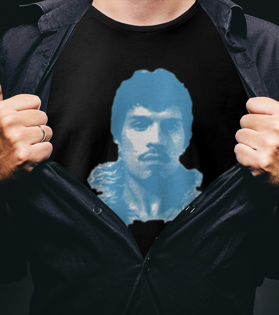 Omar Apollo God Said No Jumbo Blue T-Shirt