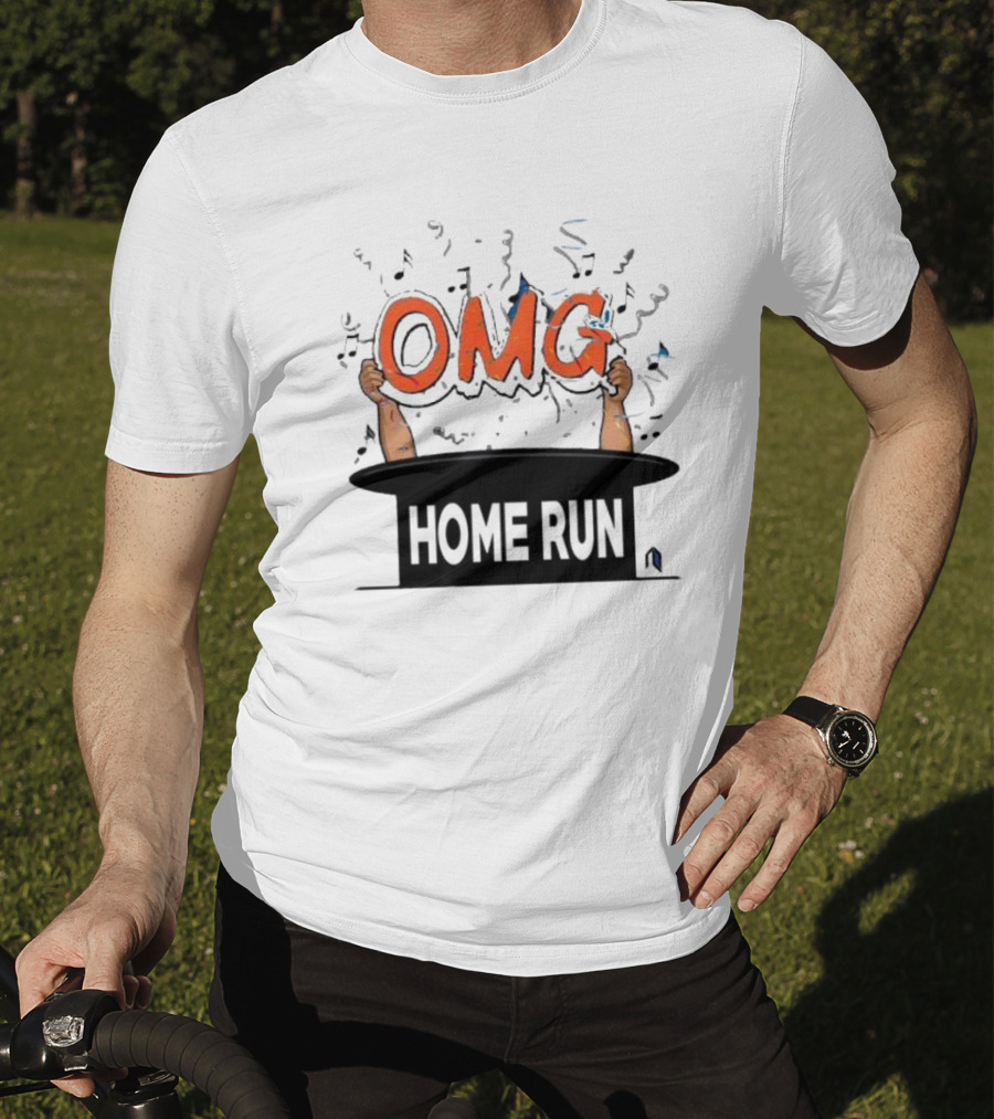 OMG Home Run From Magic Hat With Music Notes T-Shirt